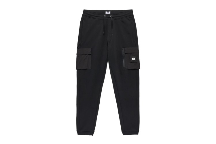 Weekend Offender Lippi Cargo Jogger Pant - Black