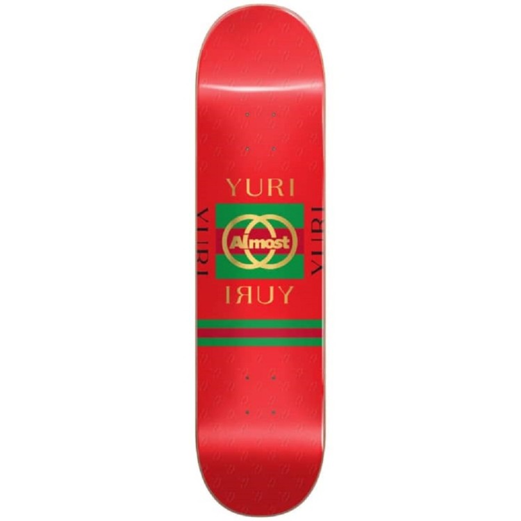 Almost Yuri Runway R7 Red Skateboard Deck - 8.125