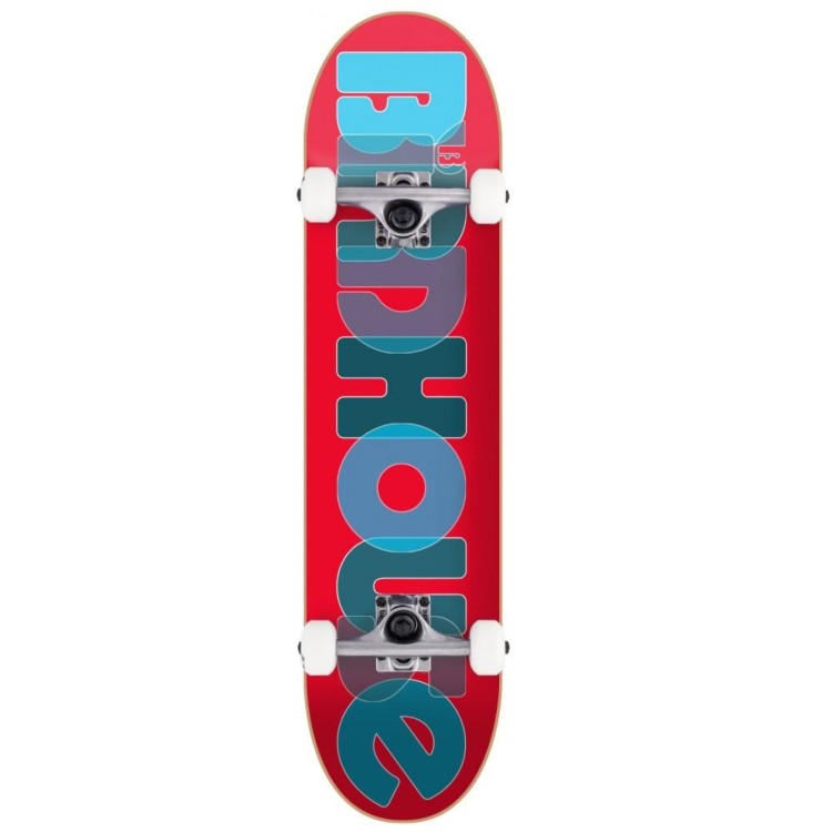 Birdhouse Stage 1 Opacity Logo 2 Red Skateboard Complete - 8.0