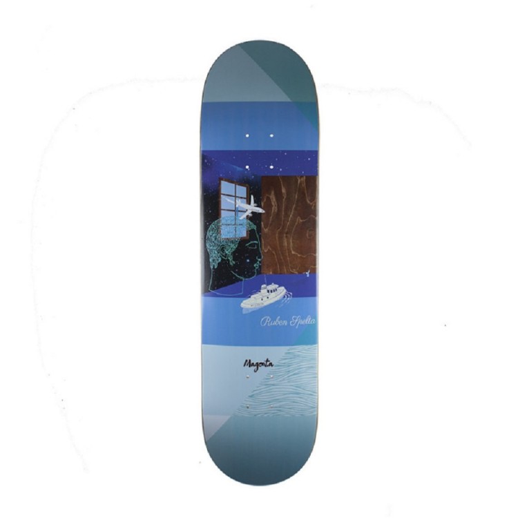 Magenta Ruben Spelta Sleep Skateboard Deck 