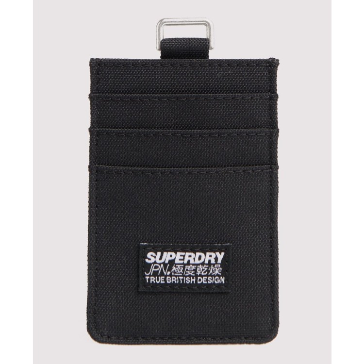 Superdry Fabric Card Holder Wallet - Black